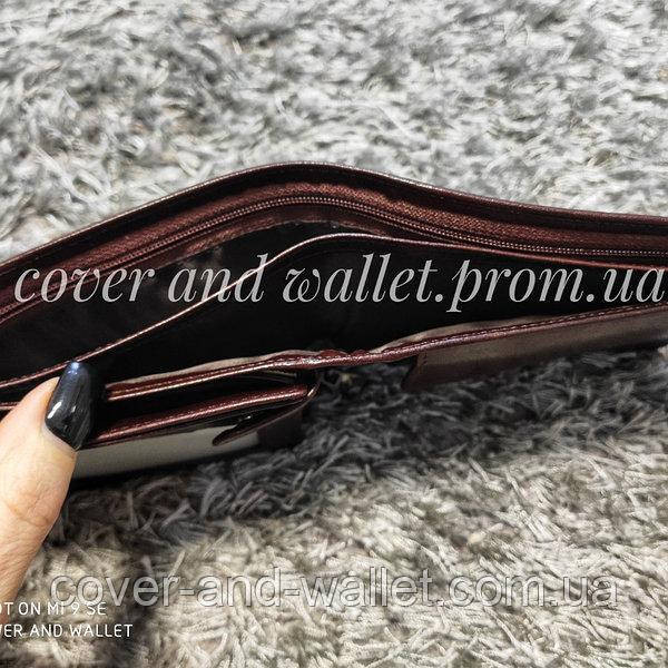 Солидный коричневый мужской кошелек из натуральной кожи Marco Coverna BK 047-805 Киев - изображение 4
