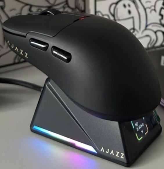 Нові чорні/білі ігрові мишки AJAZZ AJ159 APEX Игровая мышка. Київ - фото 3