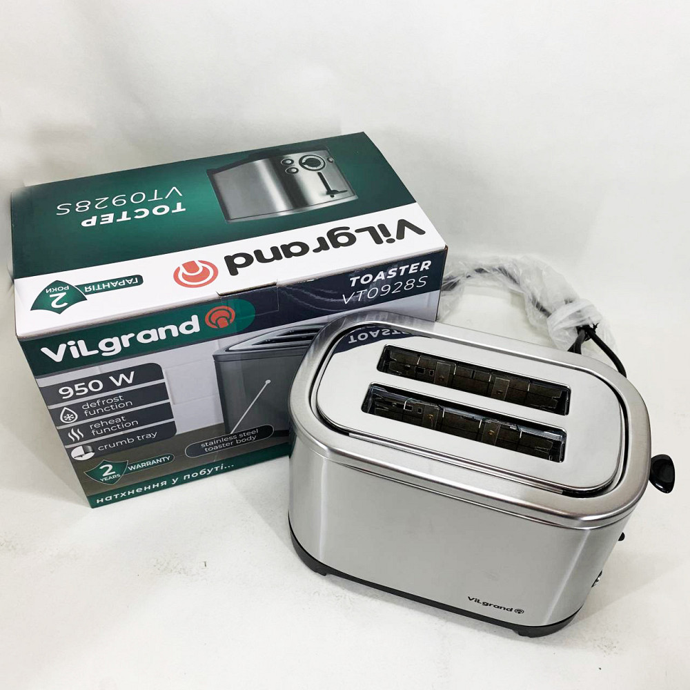 Тостерница для поджаривания хлеба ViLgrand, Тостерница для бутербродов Сэндвичница тостов ZK-38 Львов - изображение 8