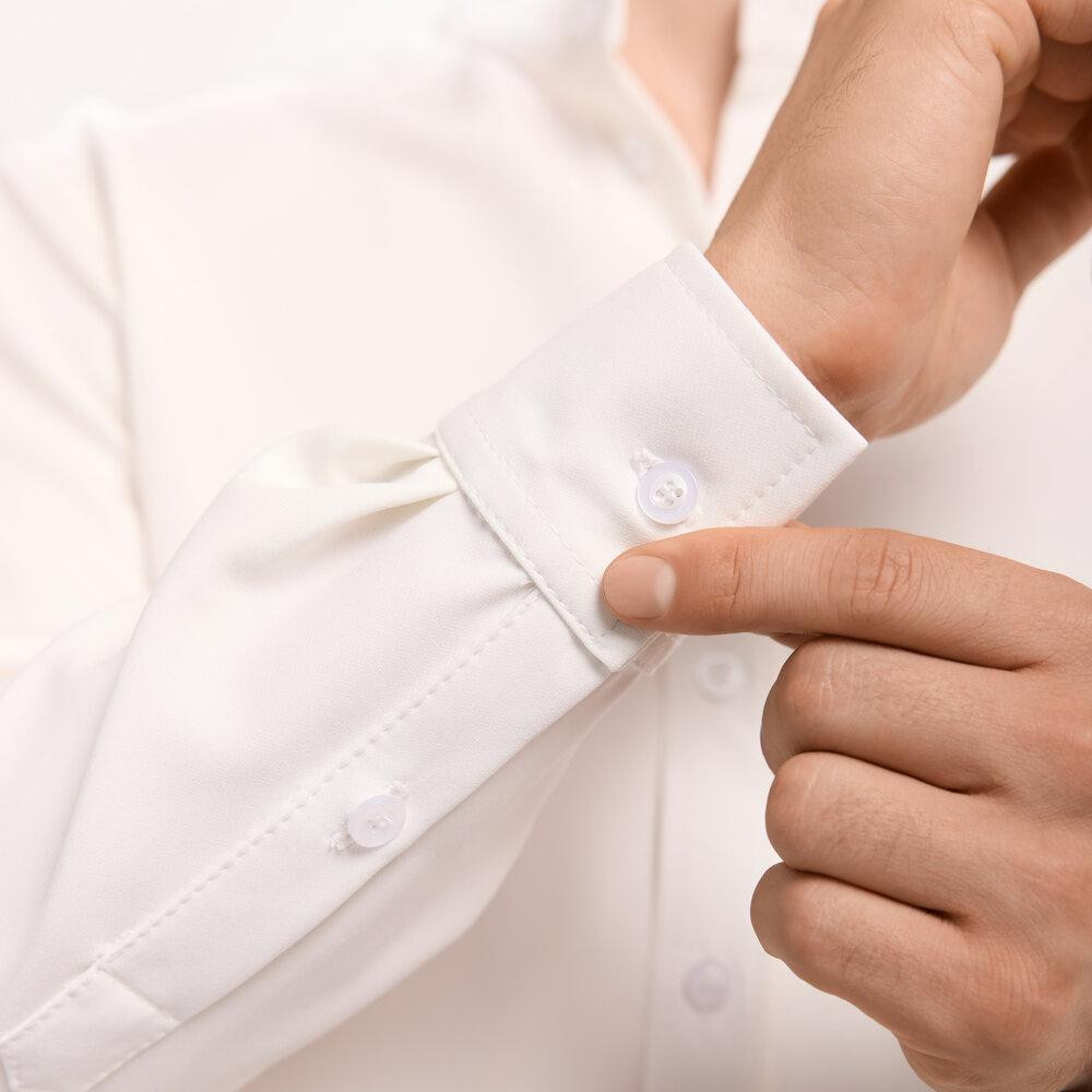 Молочна сорочка чоловіча з довгими рукавами Pobedov Legend Київ - фото 5