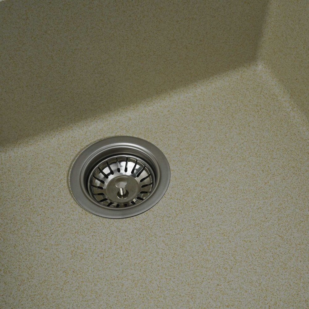 VALESO Гранітна мийка для кухні VALESO OASIS 5444 матова Пісок Київ - фото 7