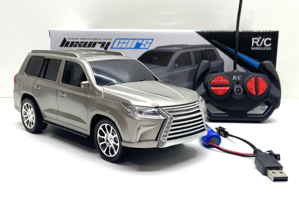 Джип на радіокеруванні з підсвічуванням фар масштаб 1:16 Сірий (HC 301D) Чернігів - фото 3