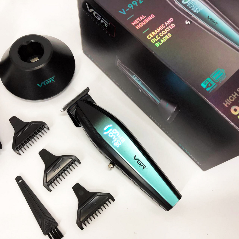 Портативна ручна машинка для стрижки волосся VGR V-992, Машинка для стрижки волосся хороша DI-98 Львів - фото 16