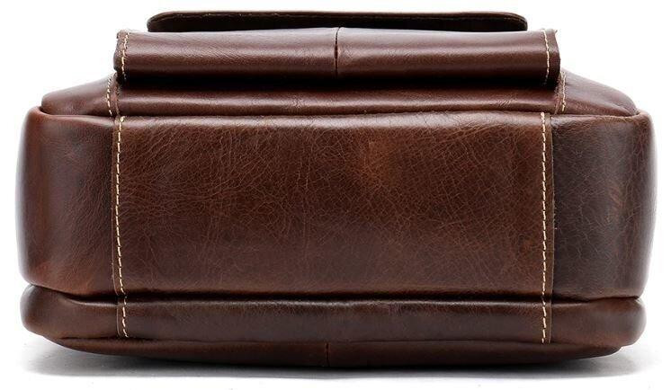 Сумка мужская кожаная Vintage 14835 Коричневая Киев - изображение 6