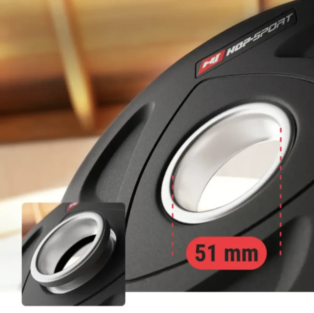 Диск олімпійський 1.25 кг 51мм Hop-Sport Київ - фото 5