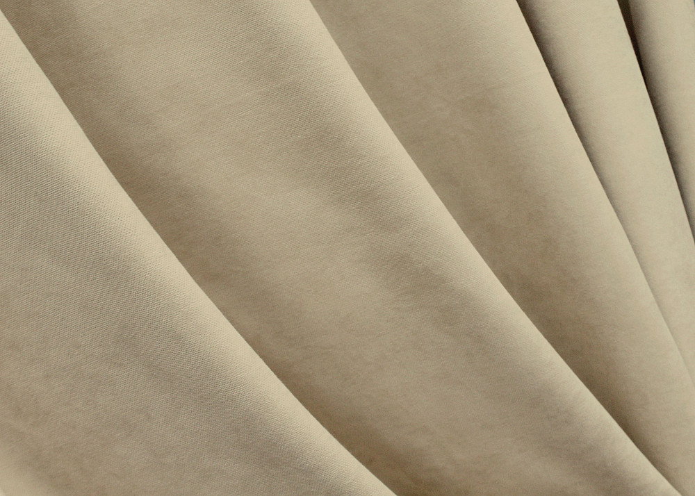 Комплект штор на люверсах VR-Textil Микровелюр Petek № 1491ш 150х280 см 2 шт Бежевый (37-0215) Киев - изображение 7