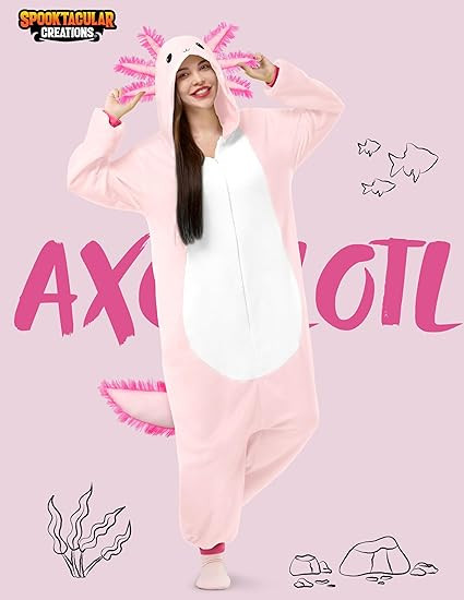 Піжама карнавальний костюм-кігурумі у вигляді Аксолотля М Spooktacular Creation Луцьк - фото 1