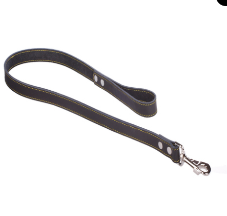 7572 Повідок 25мм "Класик" шкіряний прострочений (1.15м) Вінниця - фото 1