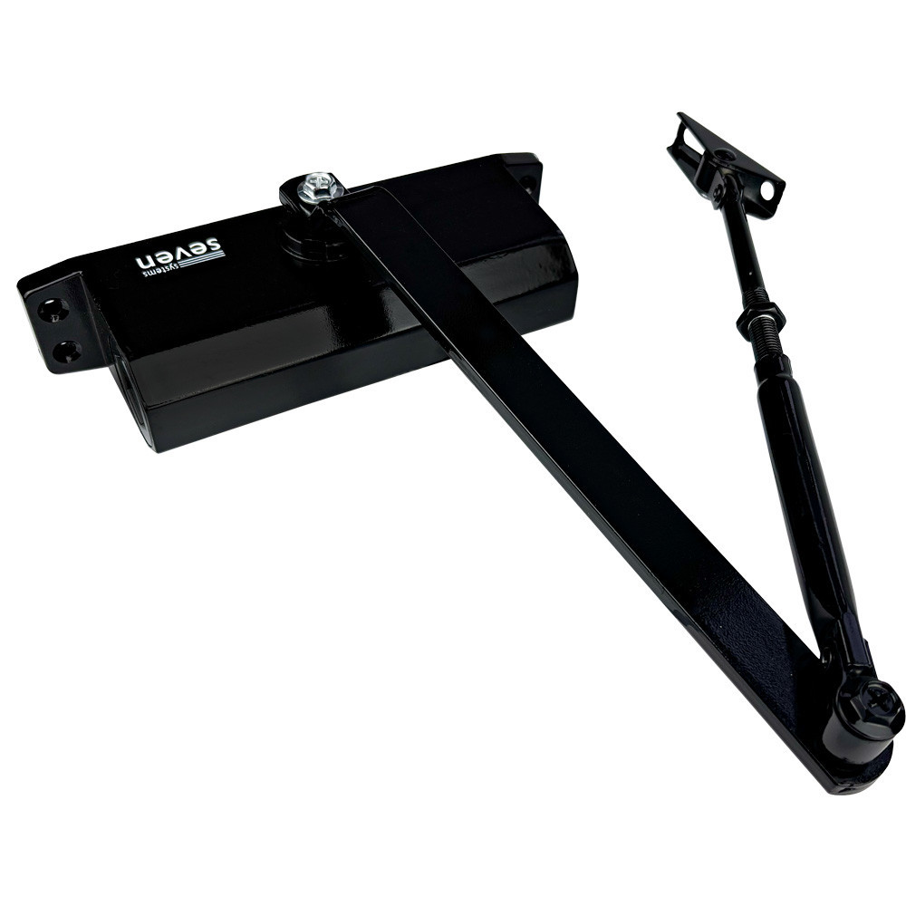 Доводчик дверей 45-75 кг SEVEN DC-7743 black Київ - фото 7