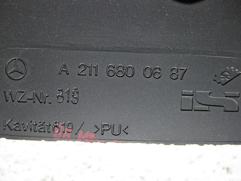 Mercedes-Benz  A2116800687 9C52 Верхня частина панелі приладів - торпеди антрацит E-Class W211 Одеса - фото 5