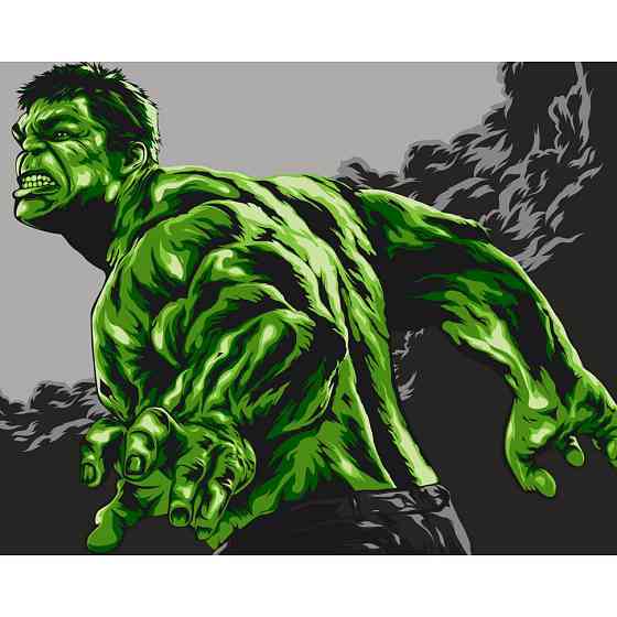 Картина за номерами без підрамника "Неймовірний Халк" 16043-ACNF 40х50 см Вінниця