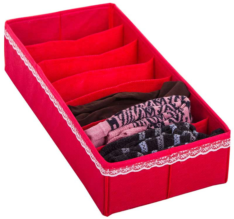 Коробка для носочков и колгот KM-Nsk (Красный) Сумы - изображение 1