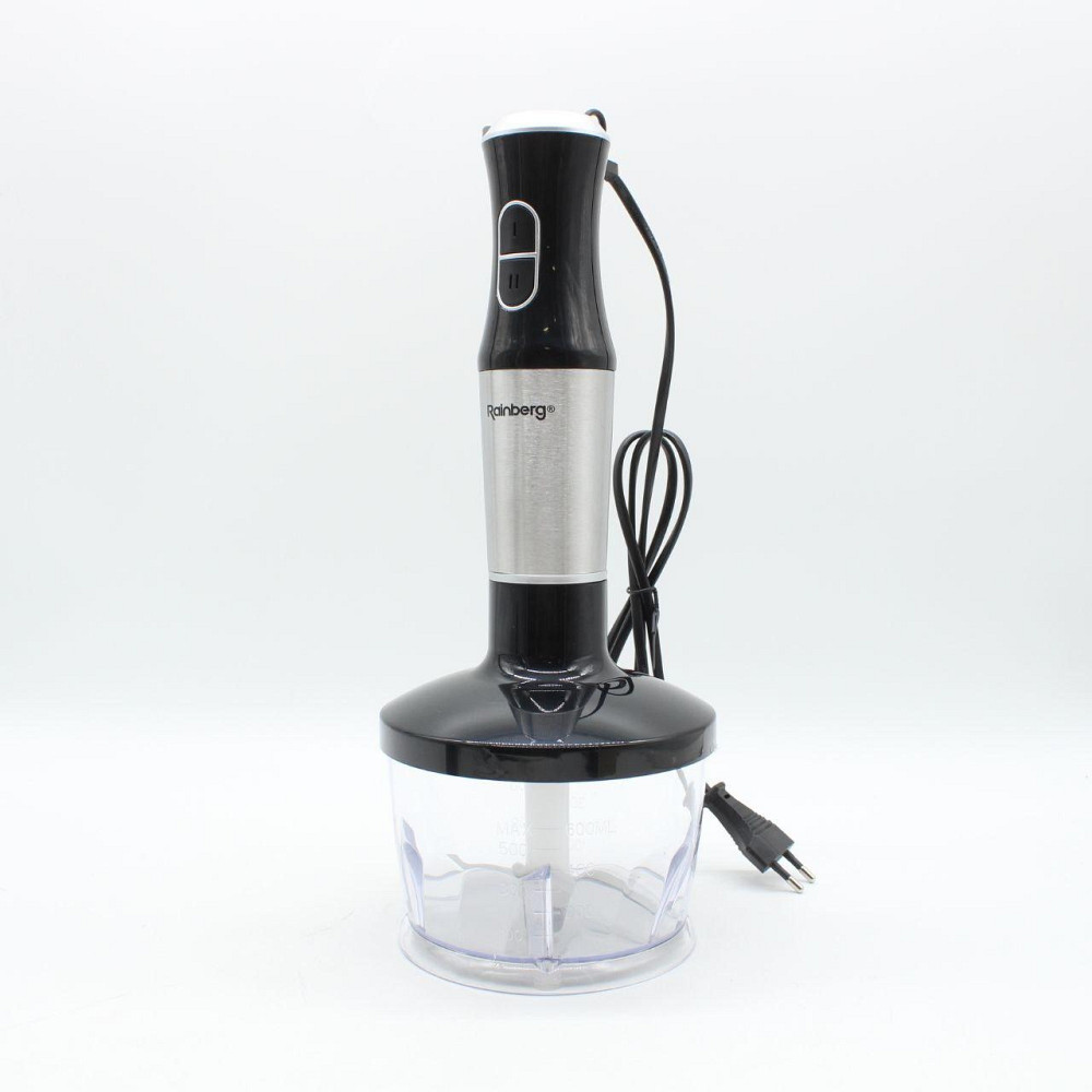 Блендер погружной 4в1 RAINBERG RB 6211, 1200Вт / Блендер с чашей и насадками / Блендер измельчитель Киев - изображение 6