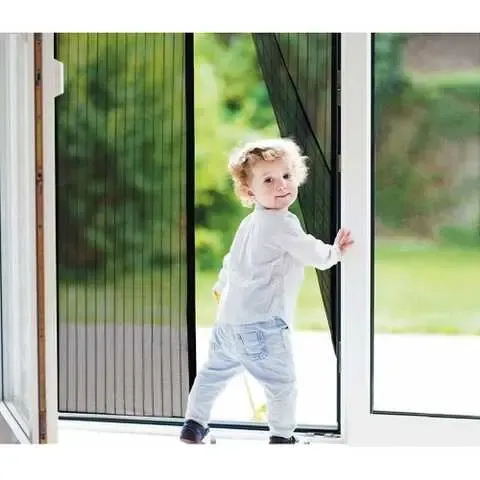 Москитная сетка на магнитах Magic Mesh, Антимоскитная штора на дверь, Сетка против москитов 210х100 см Коломыя