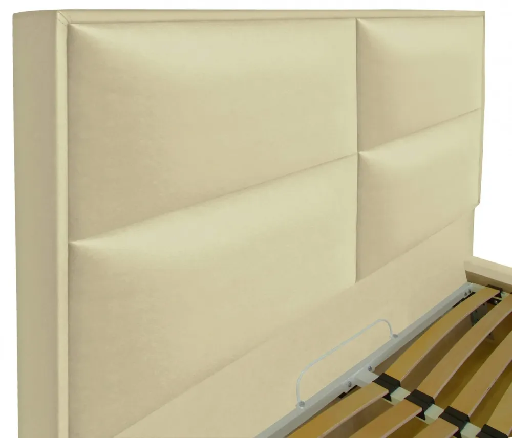 Кровать Двуспальная Sheffield VIP 180 х 200 см Fly 2207 A1 С дополнительной металлической цельносварной рамой Бежевый Киев - изображение 3