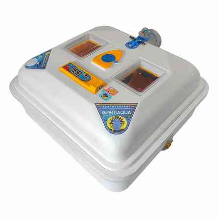 Автоматичний інкубатор для курячих яєць Теплуша ЄВРО АКВА-88 12/50 ТАВ ТЕНовий з живленням 2в1 12В та 220В Київ