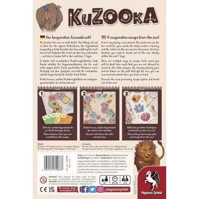 Настільна гра Pegasus Spiele KuZOOkA (KuZOOkA) (англ.) (PS210) Вінниця - фото 5