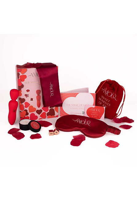 Подарунковий набір секс-девайсів ,, Магія кохання, Dream Toys AMOUR THE MAGIC OF LOVE червоний Sex Aura Київ - фото 1