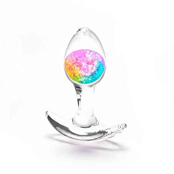 Анальна пробка NS Novelties Cosmic Glams — Small — Rainbow Sex Aura Київ