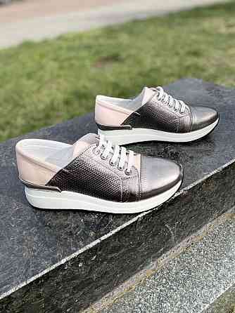 Sothby 's Кросівки жіночі Sothby 's K-810 темн.срібло+пудра (весна-осінь, шкіра натуральна) (33 Коломия