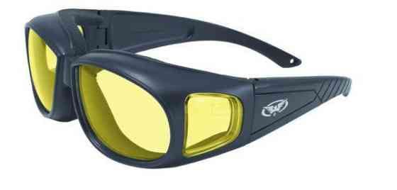Окуляри захисні з ущільнювачем Global Vision Outfitter (yellow) Anti-Fog, жовті Запоріжжя