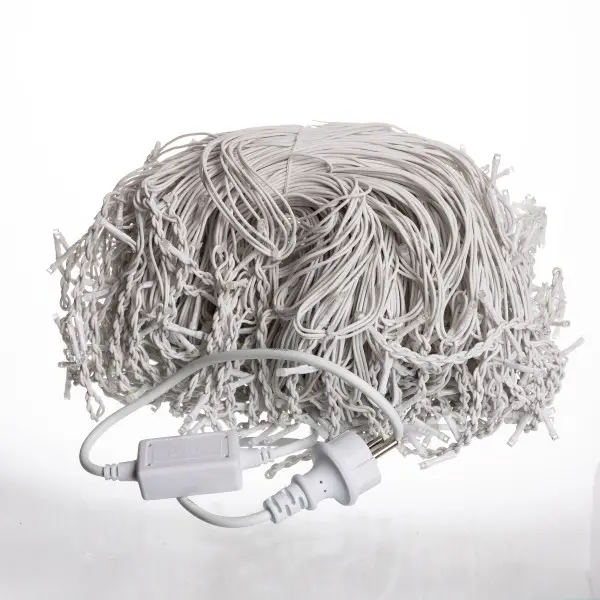 Гірлянда Бахрома 50 м, 600 LED, білий провод Київ - фото 4