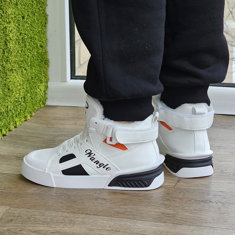 Жіночі зимові Білі Кросівки з Мехом Снікерси Черевики (розміри: 36,37,38,39,40) Дніпро - фото 9