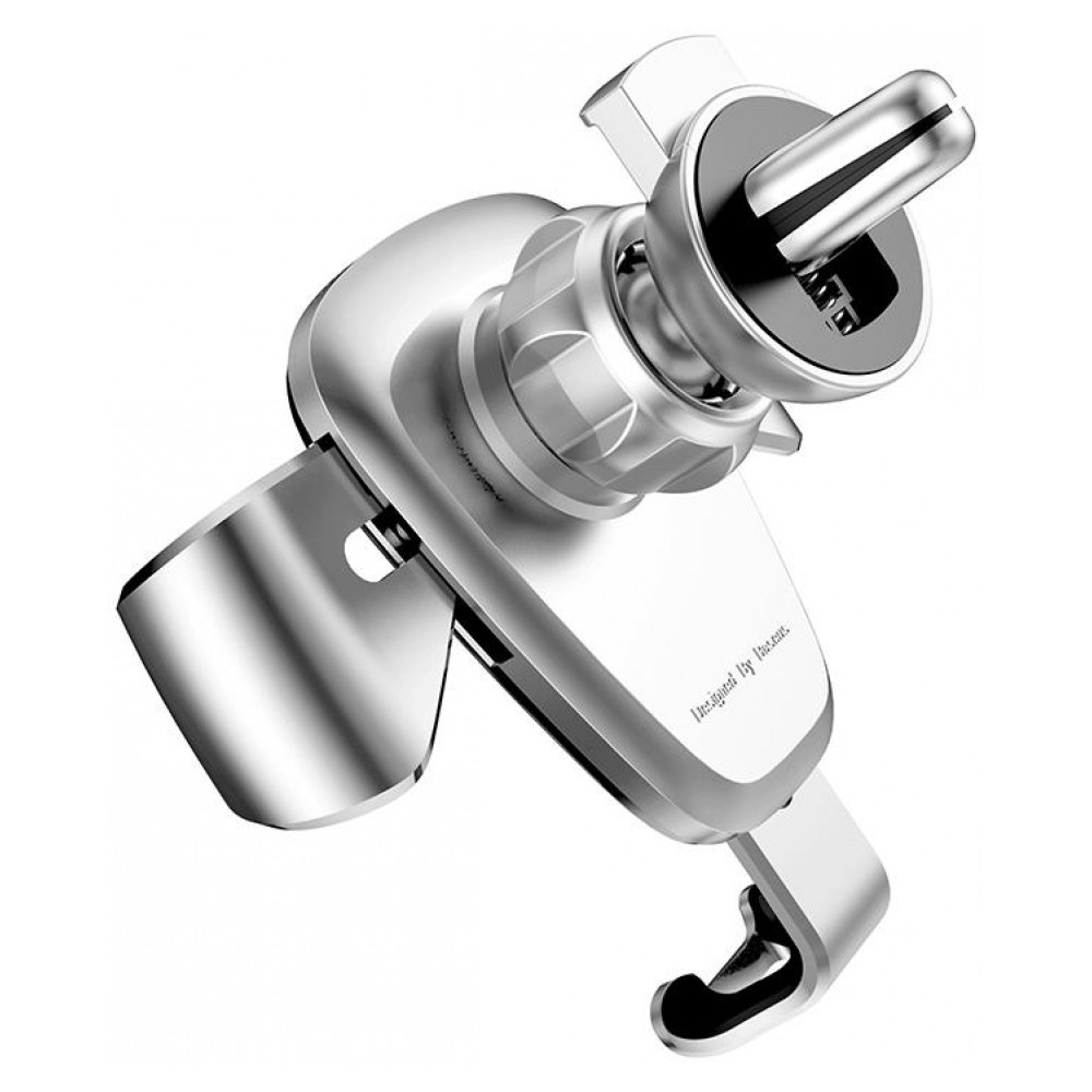 Універсальний автомобільний тримач док-станція Baseus для телефону Car Holder Gravity SUYL-0S (Сріблястий, Пластик) Миколаїв - фото 5