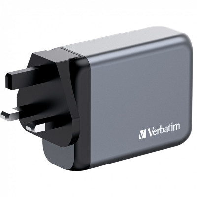 Зарядное устройство Verbatim GaN 100 W 4 ports (2xUSB-C-100 W,USB-C 65 W /USB-A -3.0) (32202) Винница - изображение 4