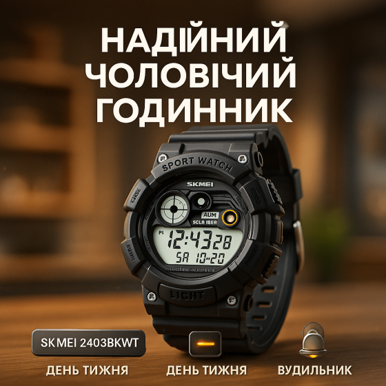 Стильний тактичний годинник для чоловіка SKMEI, Новий командирський годинник Спецназ TK-15 Львів