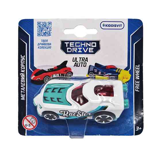 Игровая мини-машинка Ultra Auto TechnoDrive 250321W-8 металлический корпус Винница