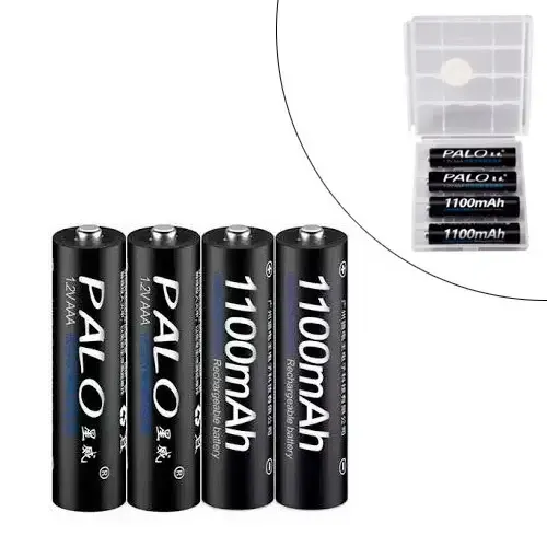 Аккумуляторы AAA 1.2В 1100мАч 4шт в боксе PALO Киев - изображение 3
