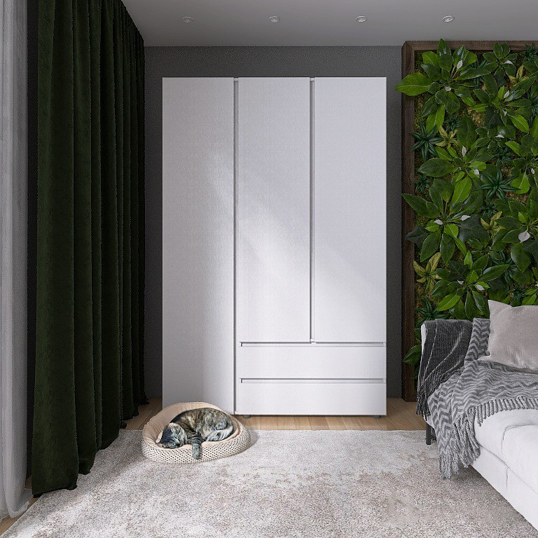 Шафа тридверна Еверест ШЛ-3 Лайт Німфея Альба (DTM-4678) Львів - фото 3