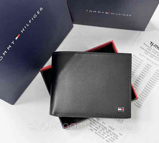 Чоловіче шкіряне портмоне (3302) подарункове паковання Київ