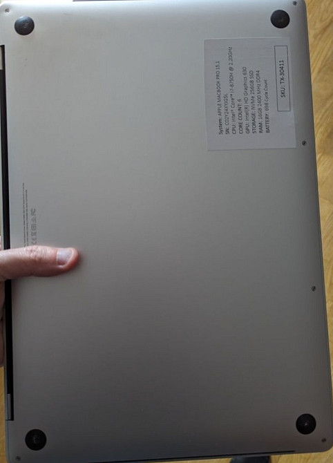 Ноутбук MacBook Pro (2018) 15" , i7 (6 Ядер ) , 16/256Gb. Київ - фото 5