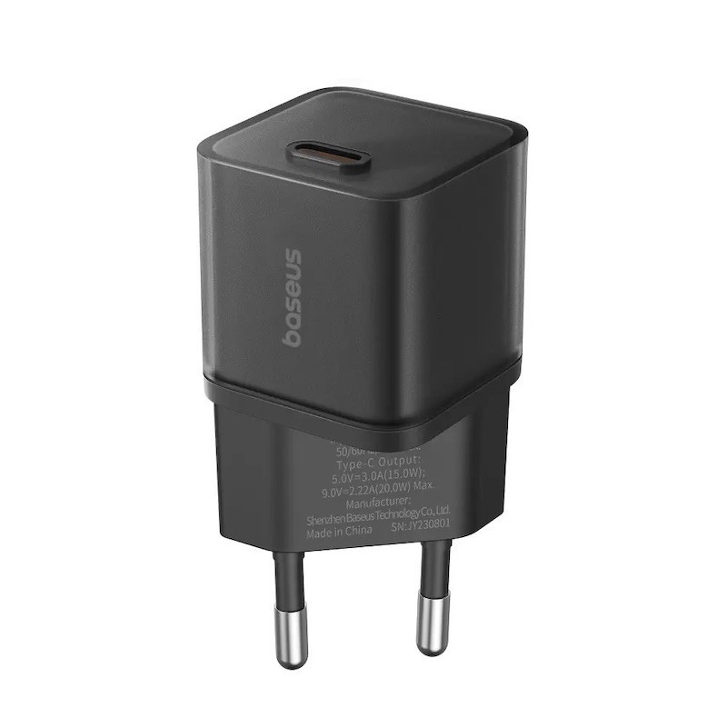Швидкий зарядний пристрій Baseus 20W Black Київ - фото 4