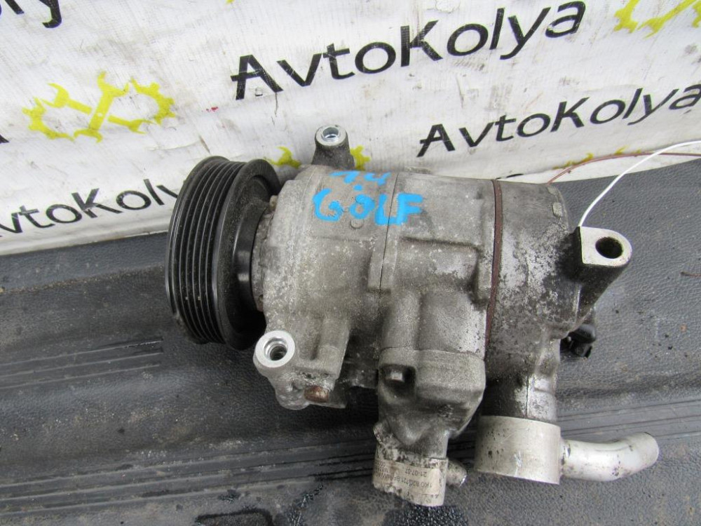 Компресор кондиціонера VW Golf V 1.4 1.6 бензин 2003-2008 (1K0820859N) Ковель - фото 1
