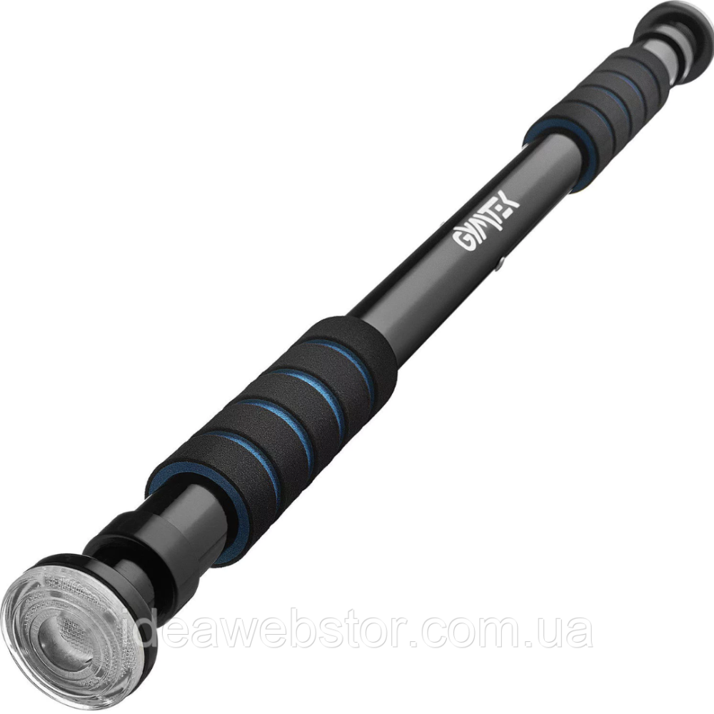Турнік розсувний GYMTEK 63-100см чорно-синій Київ - фото 1