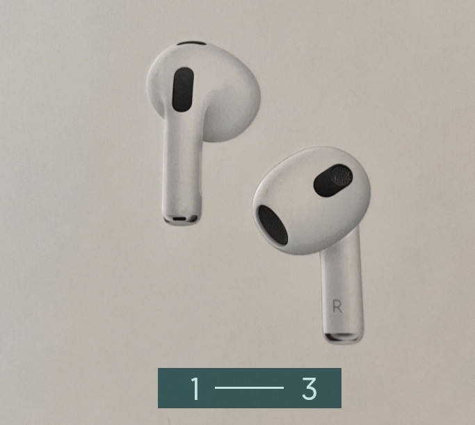 Активні навушники: Apple AIR PODS 3 RD Generation. Харків - фото 1