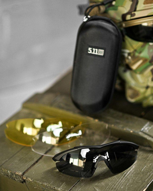 Тактические очки 5.11 черные НП5005 Одесса - изображение 1