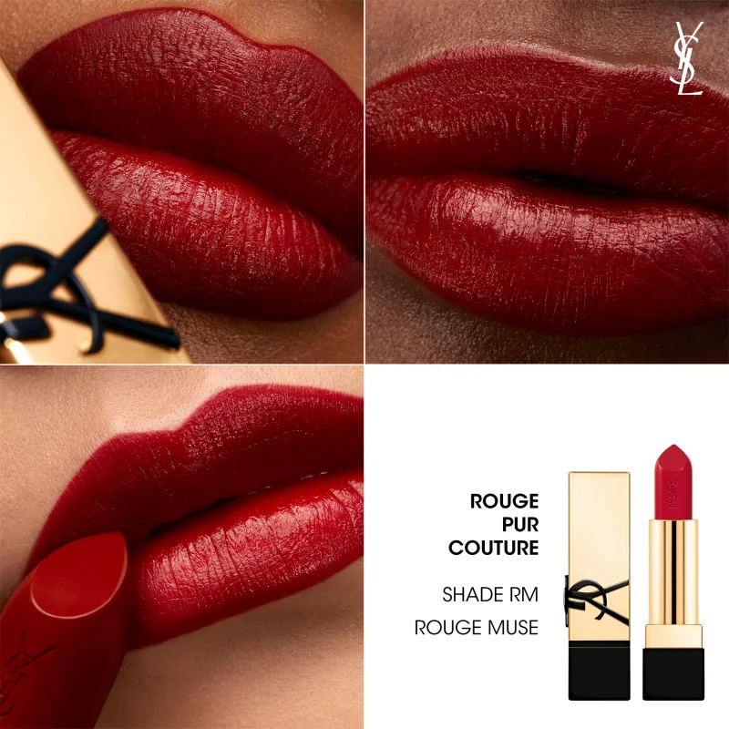 Помада для губ Yves Saint Laurent Rouge Pur Couture Caring Satin Lipstick RM Rouge Muse Славянск - изображение 3