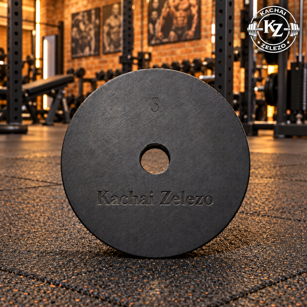 Гантелі набірні 2 по 18 кг з покриттям + Перехідник для штанги Kachai Zelezo Iron Pro Київ - фото 9