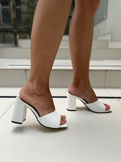 ARLEN Шльопанці жіночі ARLEN Ш-Амина білі (літо, шкіра натуральна) (4876) Коломыя - изображение 5