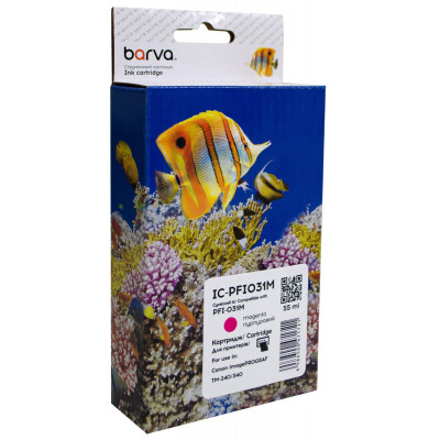 Картридж Barva Canon PFI-031M (6265C001) 55 мл, Magenta (IC-PFI031M) Вінниця - фото 1