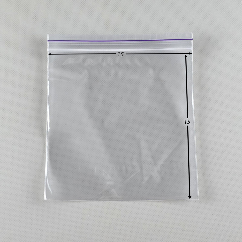 Пакет з замком zipp 15см 15см (100шт) Харків - фото 3