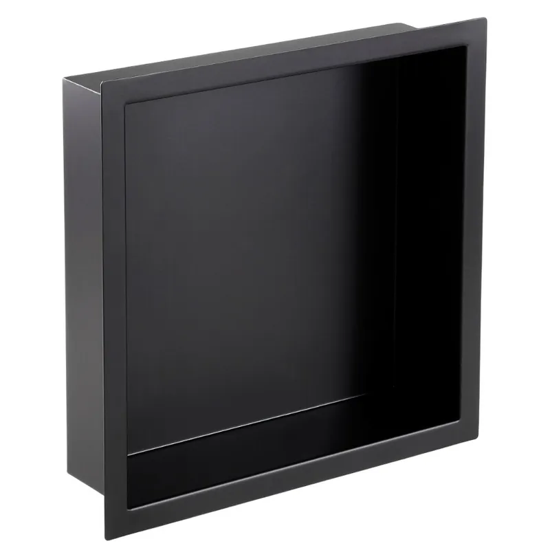 Полиця-ніша для ванної кімнати Mixxus Premium NICHE-0101 BLACK із нержавіючої сталі SUS304 (MI6678) Київ - фото 1