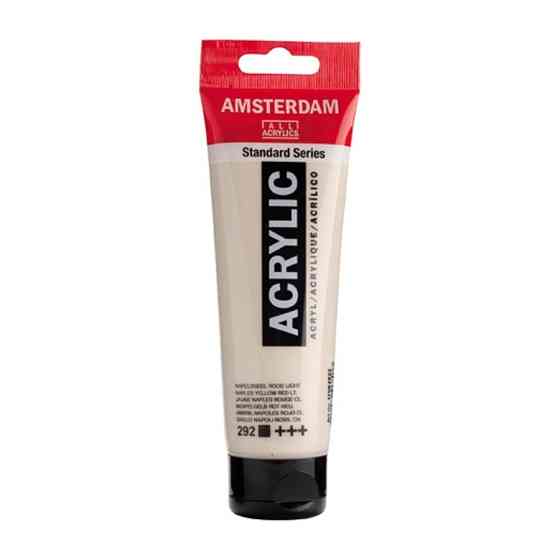 Краска акриловая AMSTERDAM (292) Неполитанский желто-красный светлый 120 мл Royal Talens Киев