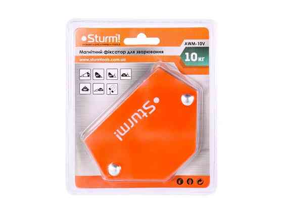 Магнітний фіксатор для зварювання 10 кг 30°/45°/60°/75°/90°/135° Sturm AWM-10V (читувати опис) Рівне