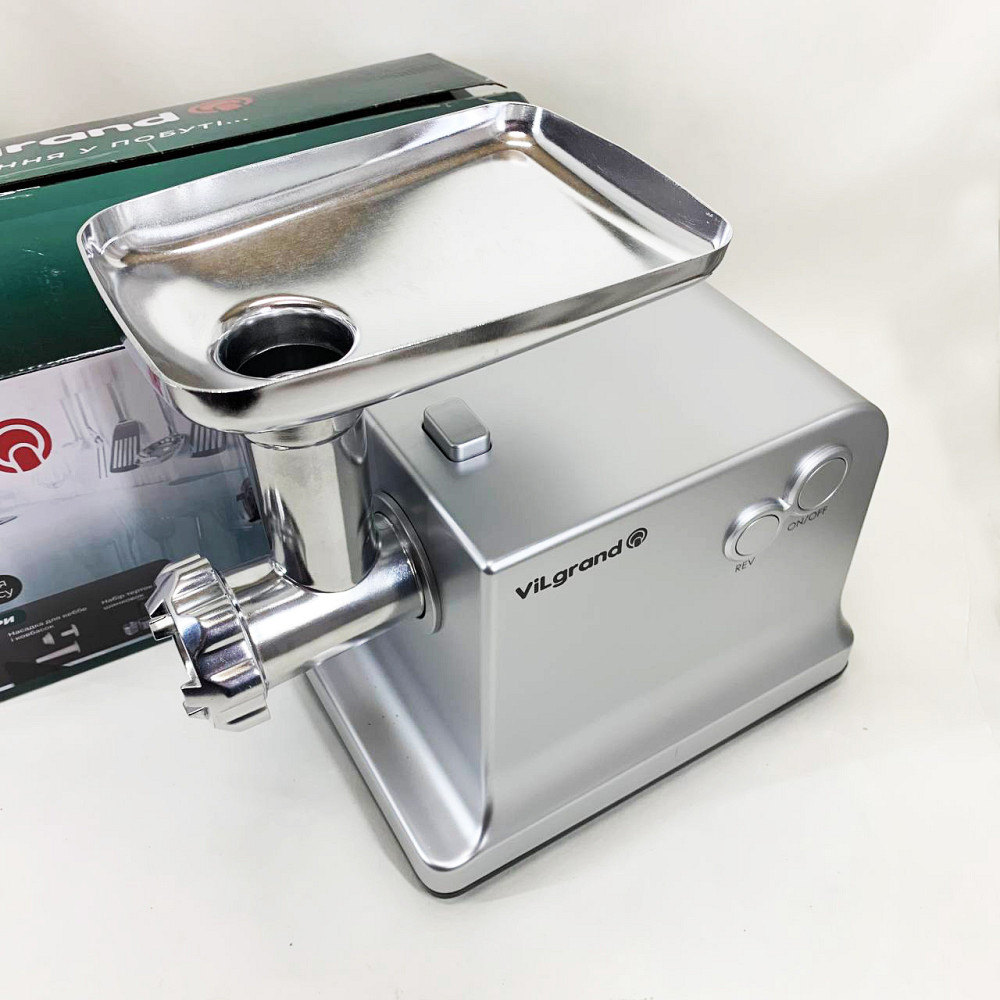 Мясорубка для интенсивного использования VILgrand V221-PMG 2200 Вт, Электромясорубка бюджетная YM-65 Львов - изображение 2