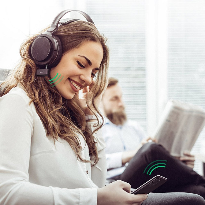 Bluetooth 5.0 приймач UGreen CM276 з AUX-виходом, мікрофоном для автомагнітол, дом.театров 70303 Николаев - изображение 7